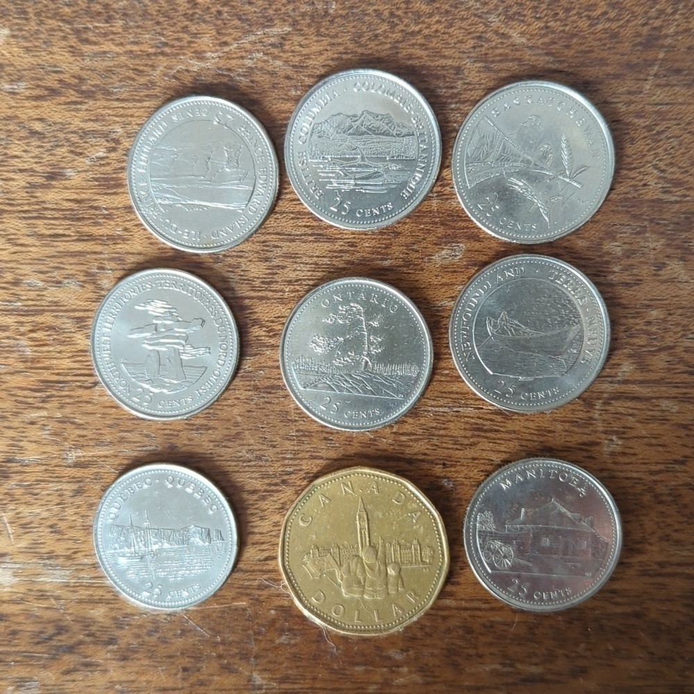 1992 Coins Commemorating 125 Years Of Confederation